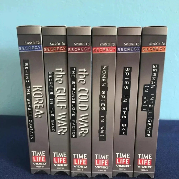SWORN TO SECRECY Secrets of War 6 VHS Tapes TIME LIFE VIDEO - Picture 3 of 4